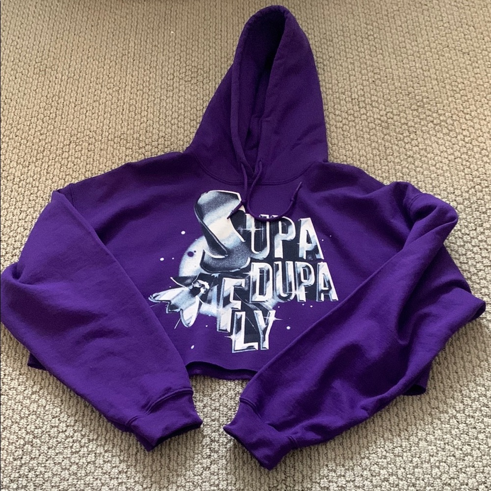 Missy Elliott Supa Dupa Fly Tour Crop Hoodie